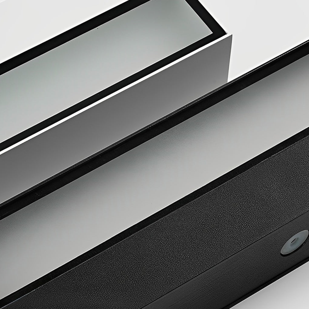 Modern Linear Door Number Wall Light — Die-Cast Aluminum, Acrylic Panel, LED, IP65, 3000K/6000K, 4 Sizes