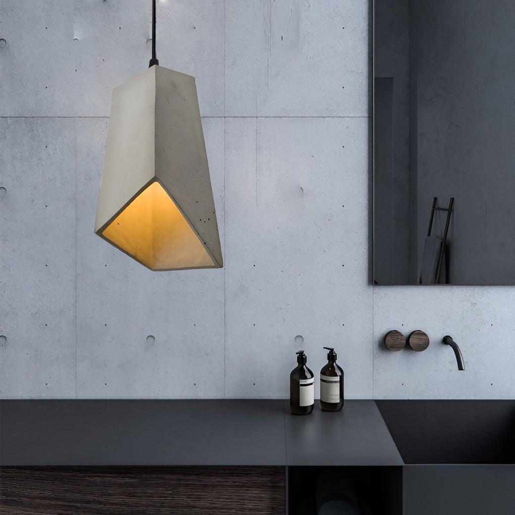 farmhouse chandelier industrial style cement pendant hanging lamp