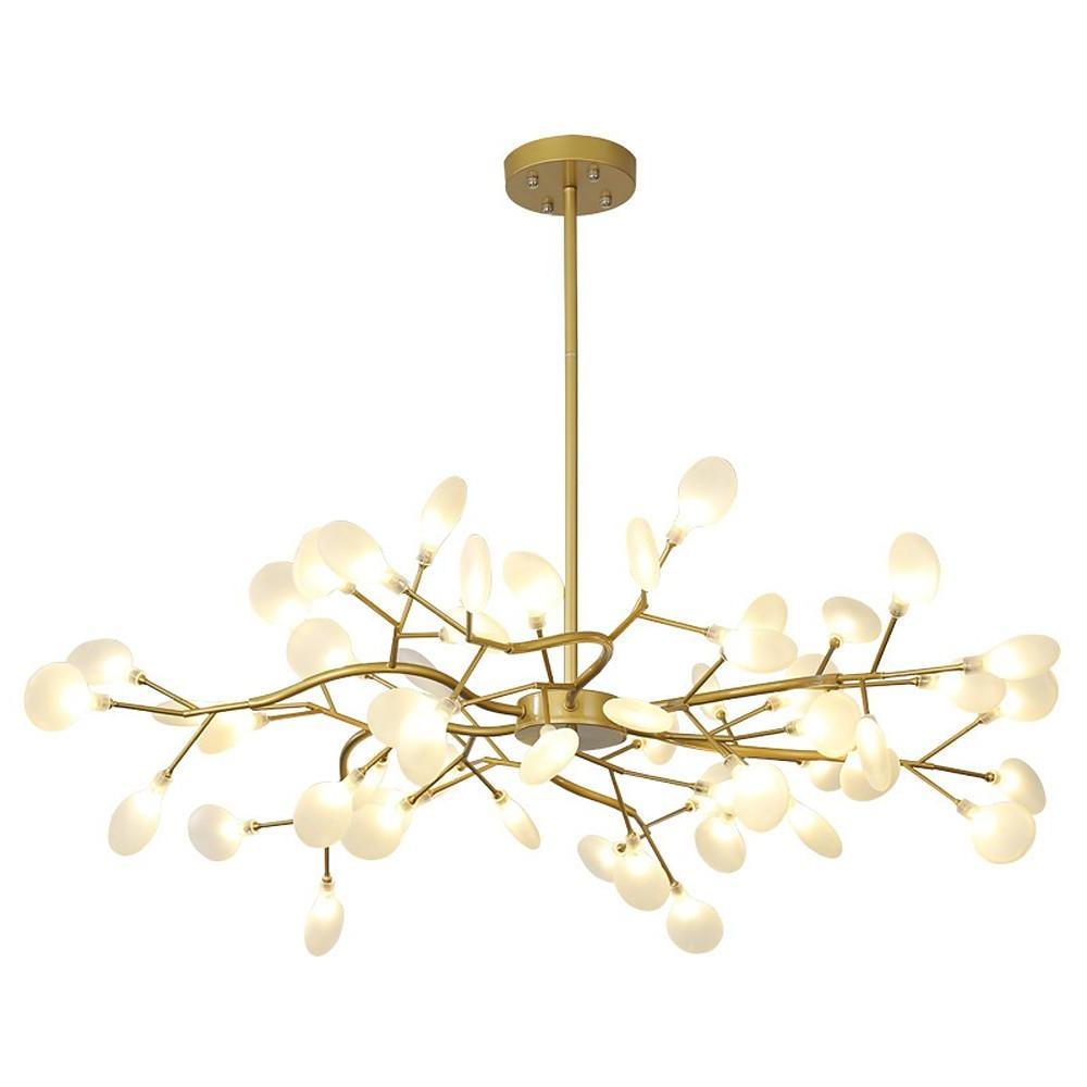 Firefly Sputnik Chandelier — Aluminum & Acrylic, LED, 27/36/45/54-Light, 3000–6500K