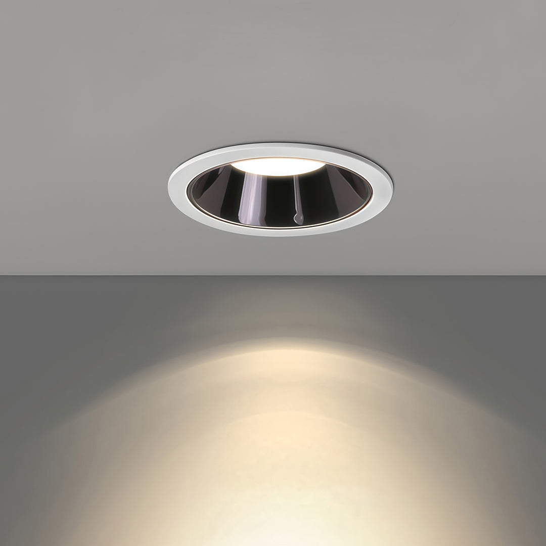 Adjustable Recessed Downlight — Anti-Glare Honeycomb Mesh, COB LED, 7W / 10W / 15W, 3000K / 4000K / 6000K, Black or White