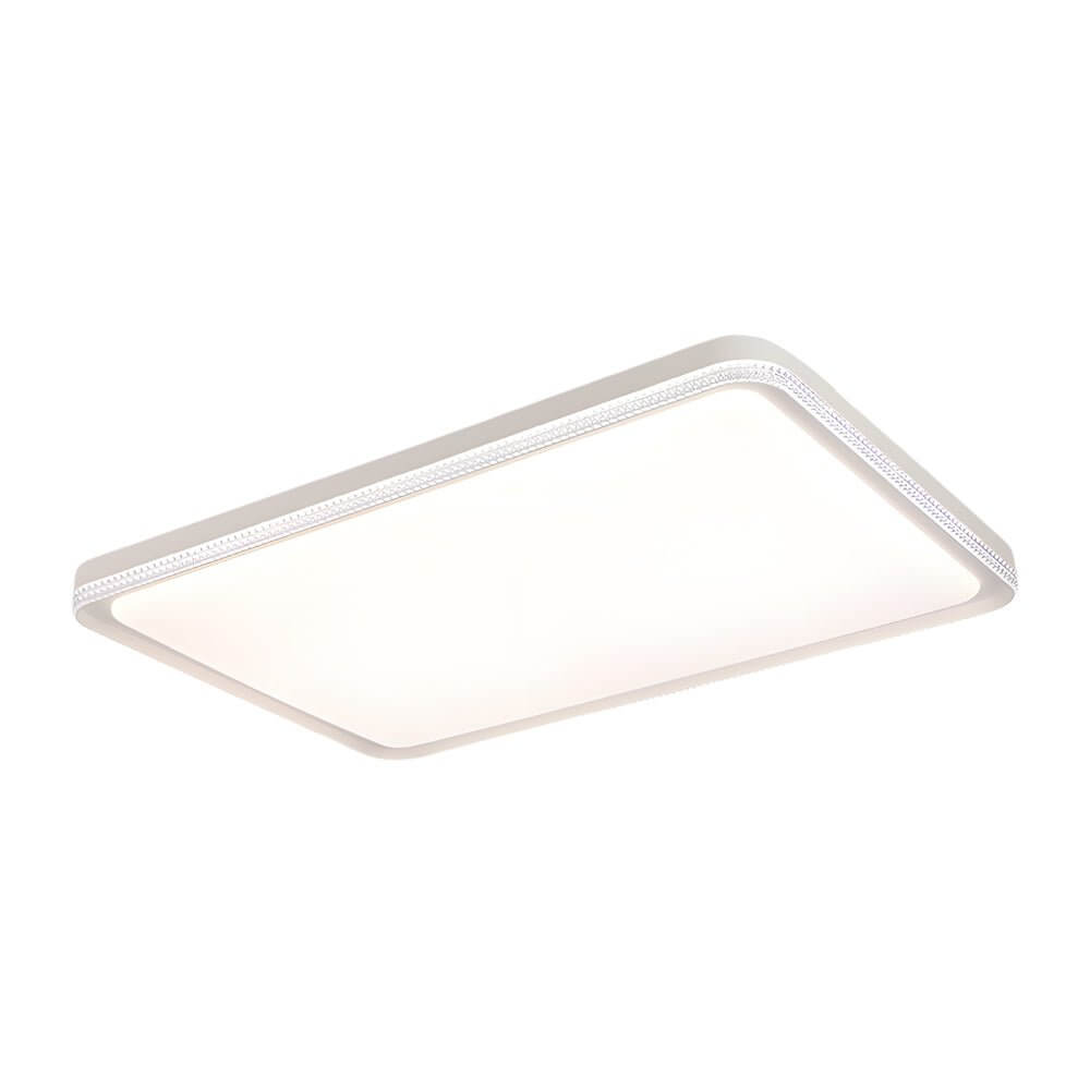 flush ceiling light with white acrylic led design