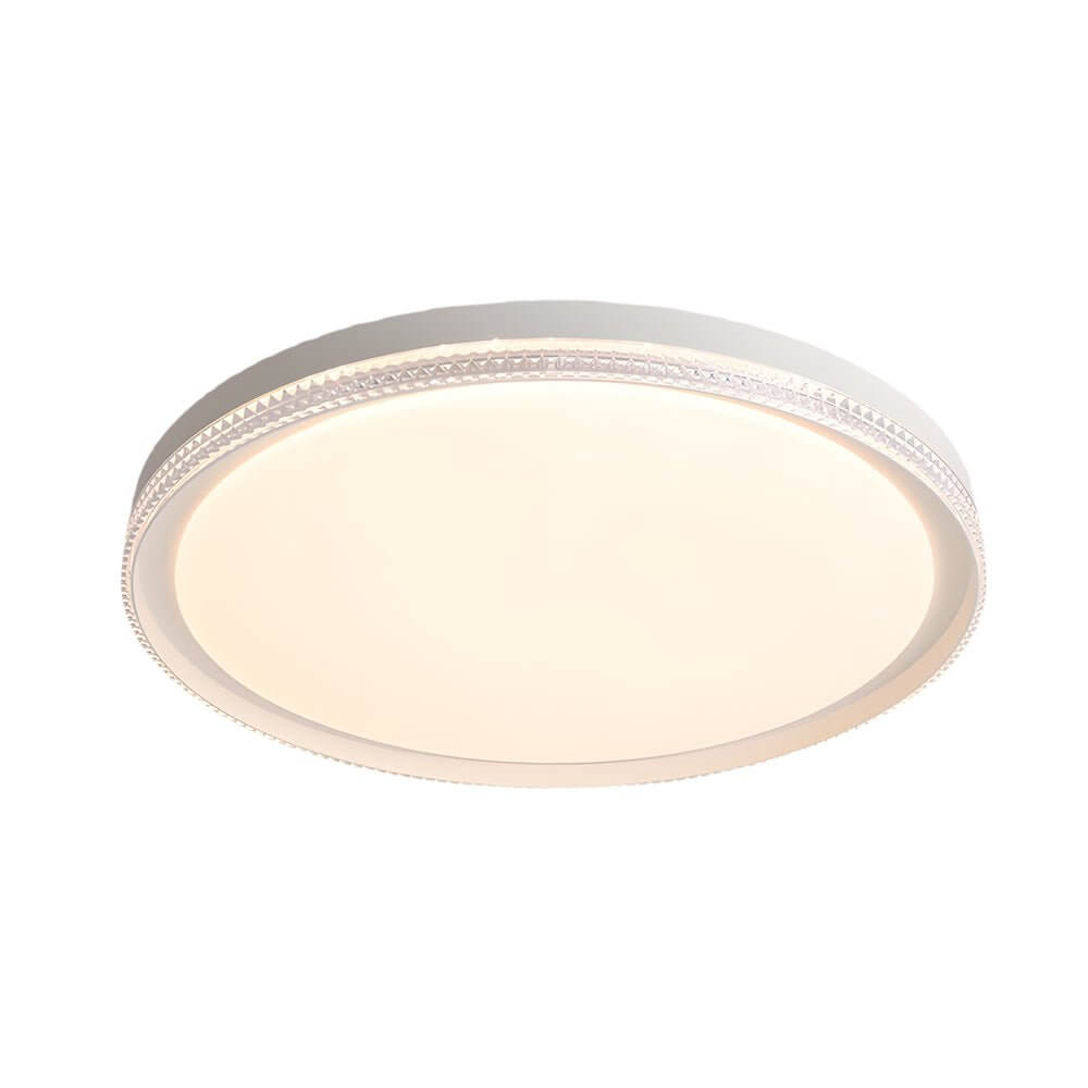 flush ceiling light with white acrylic led design
