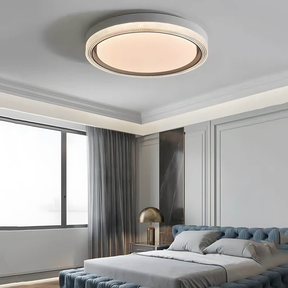 flush mount ceiling light with round led design