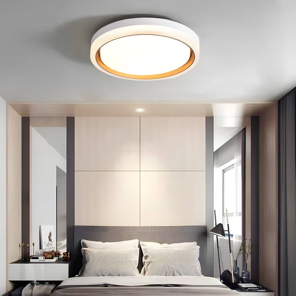 flush mount ceiling light with round led design