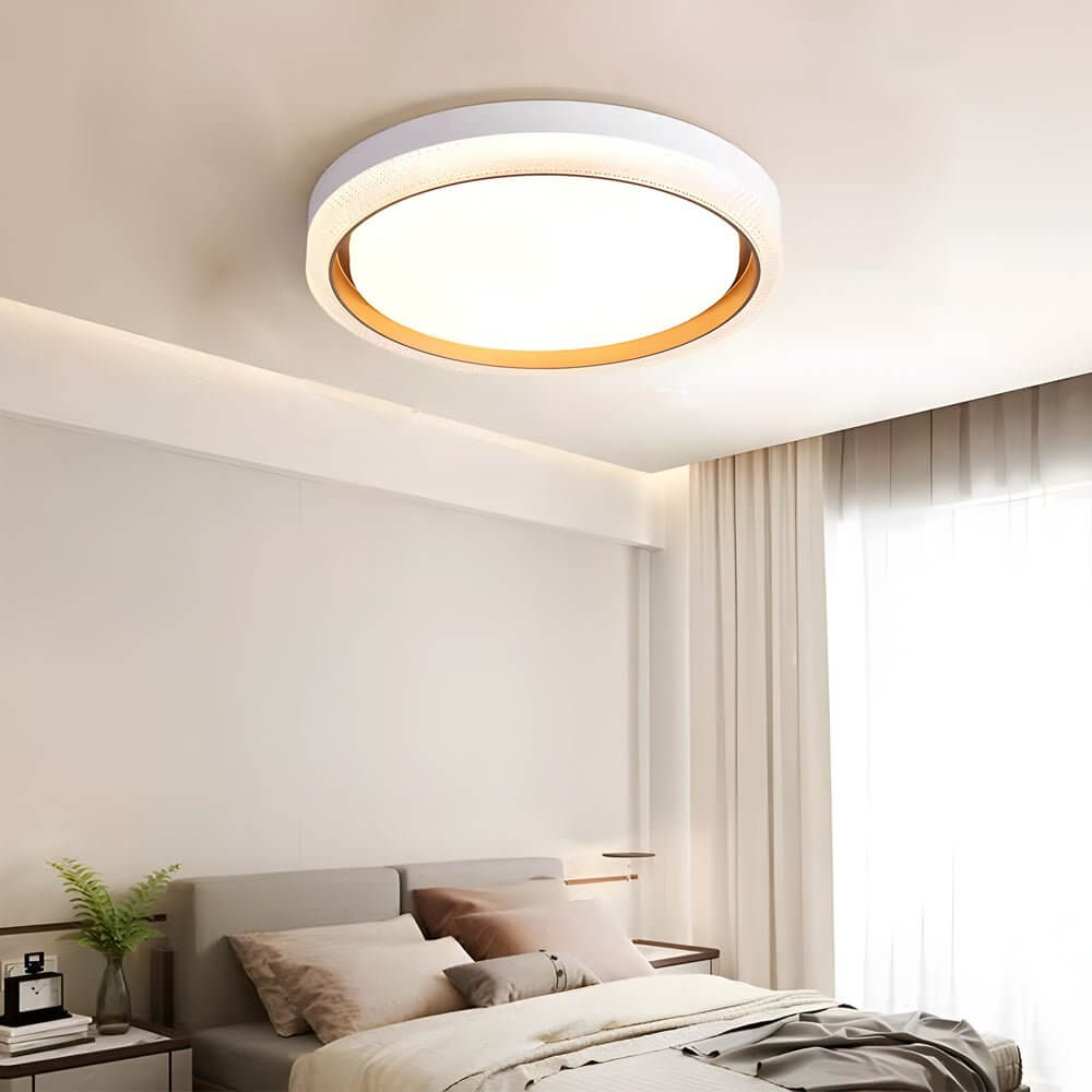 flush mount ceiling light with round led design