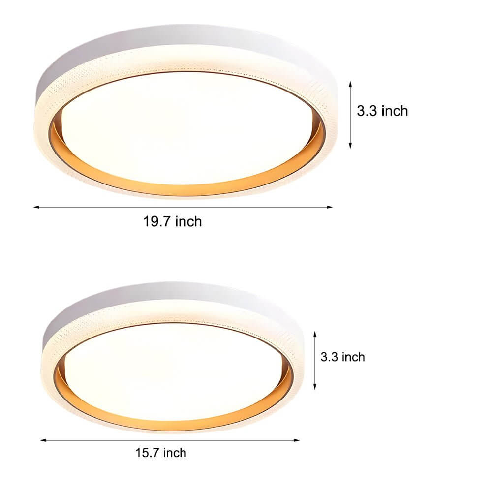 flush mount ceiling light with round led design
