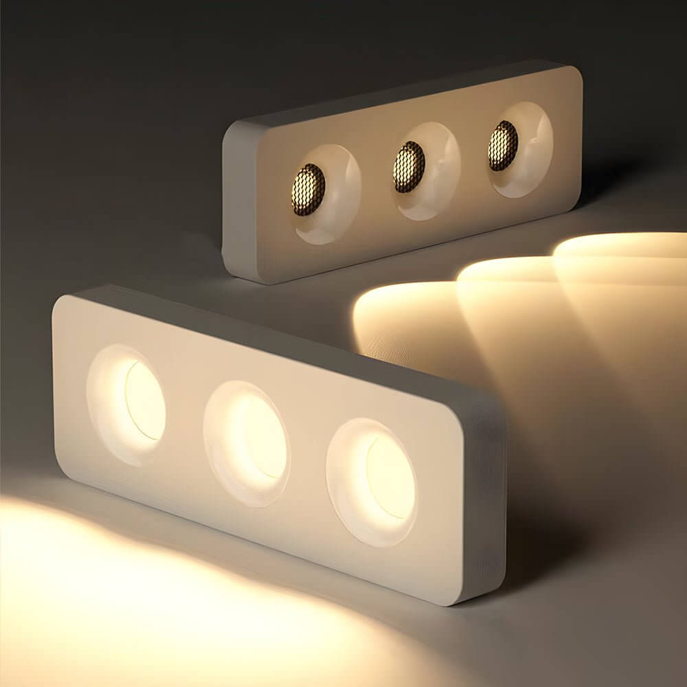 flush mount ceiling light with square led and anti glare design