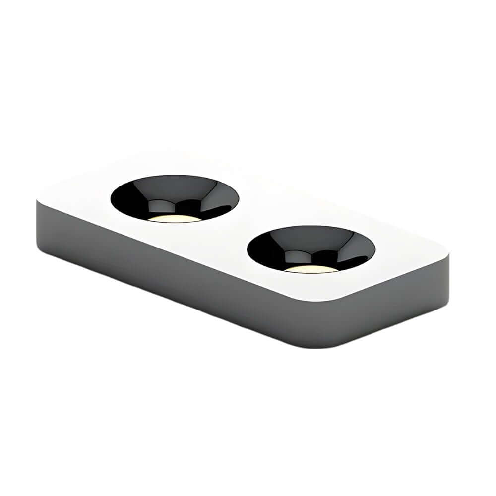 flush mount ceiling light with square led and anti glare design