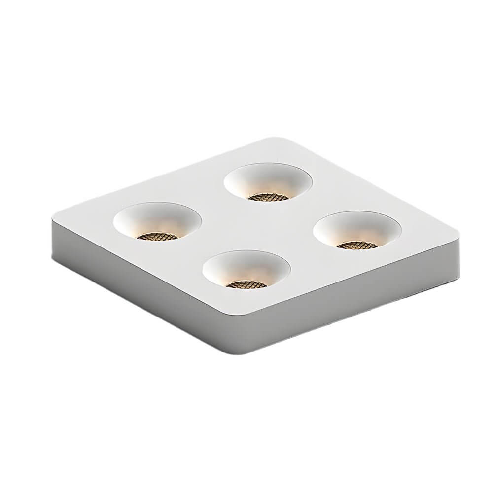 flush mount ceiling light with square led and anti glare design