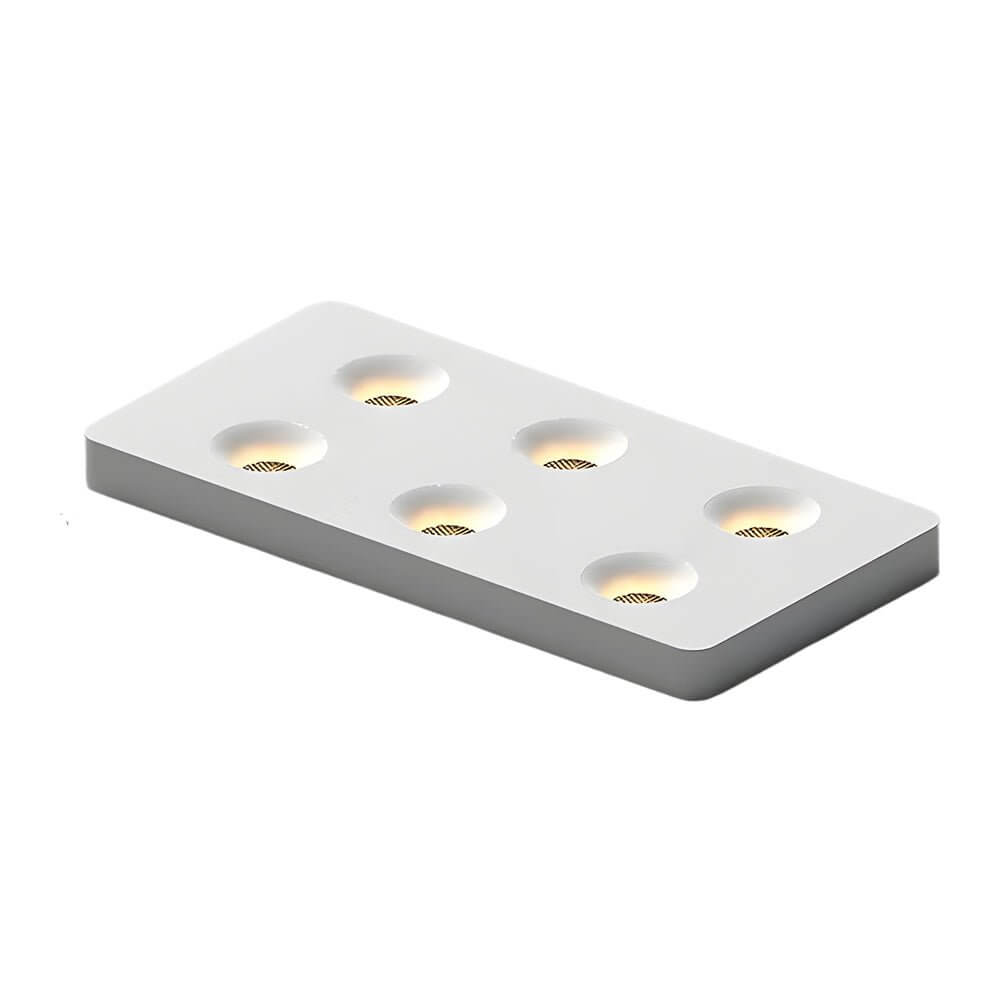 flush mount ceiling light with square led and anti glare design