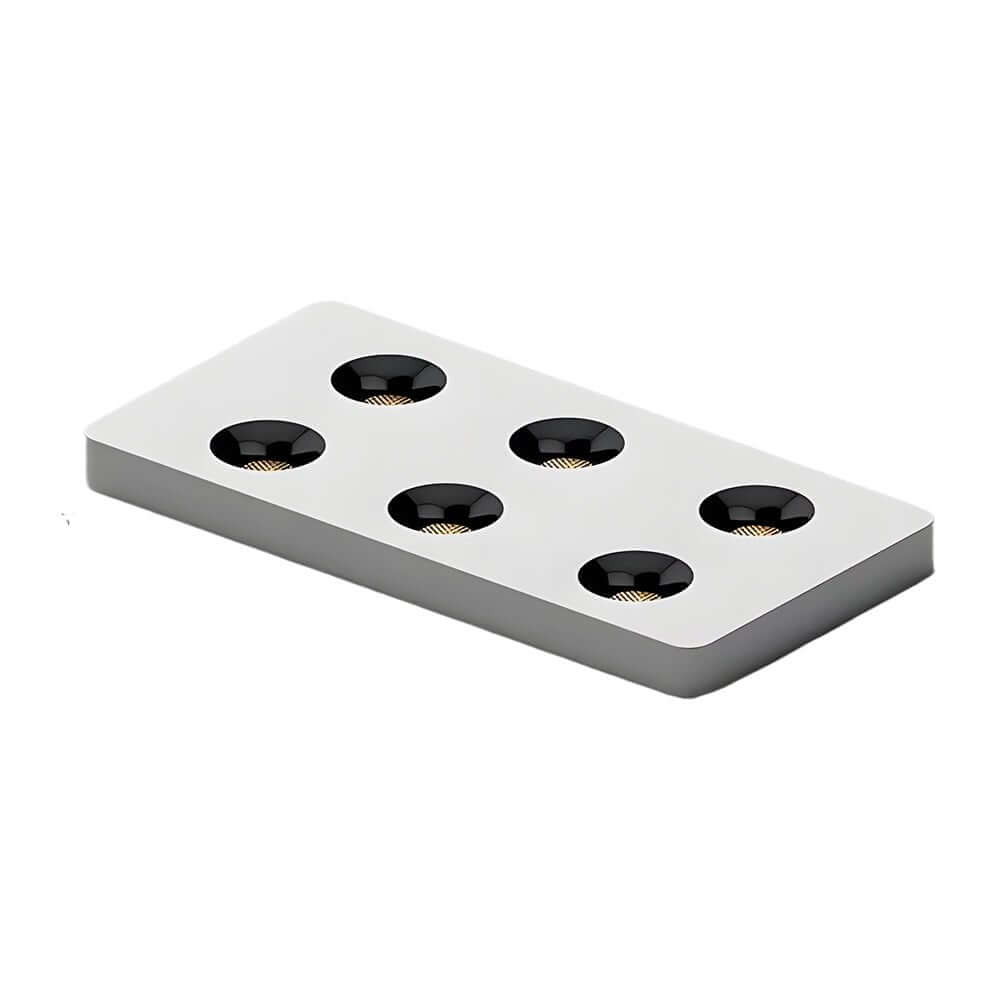 flush mount ceiling light with square led and anti glare design
