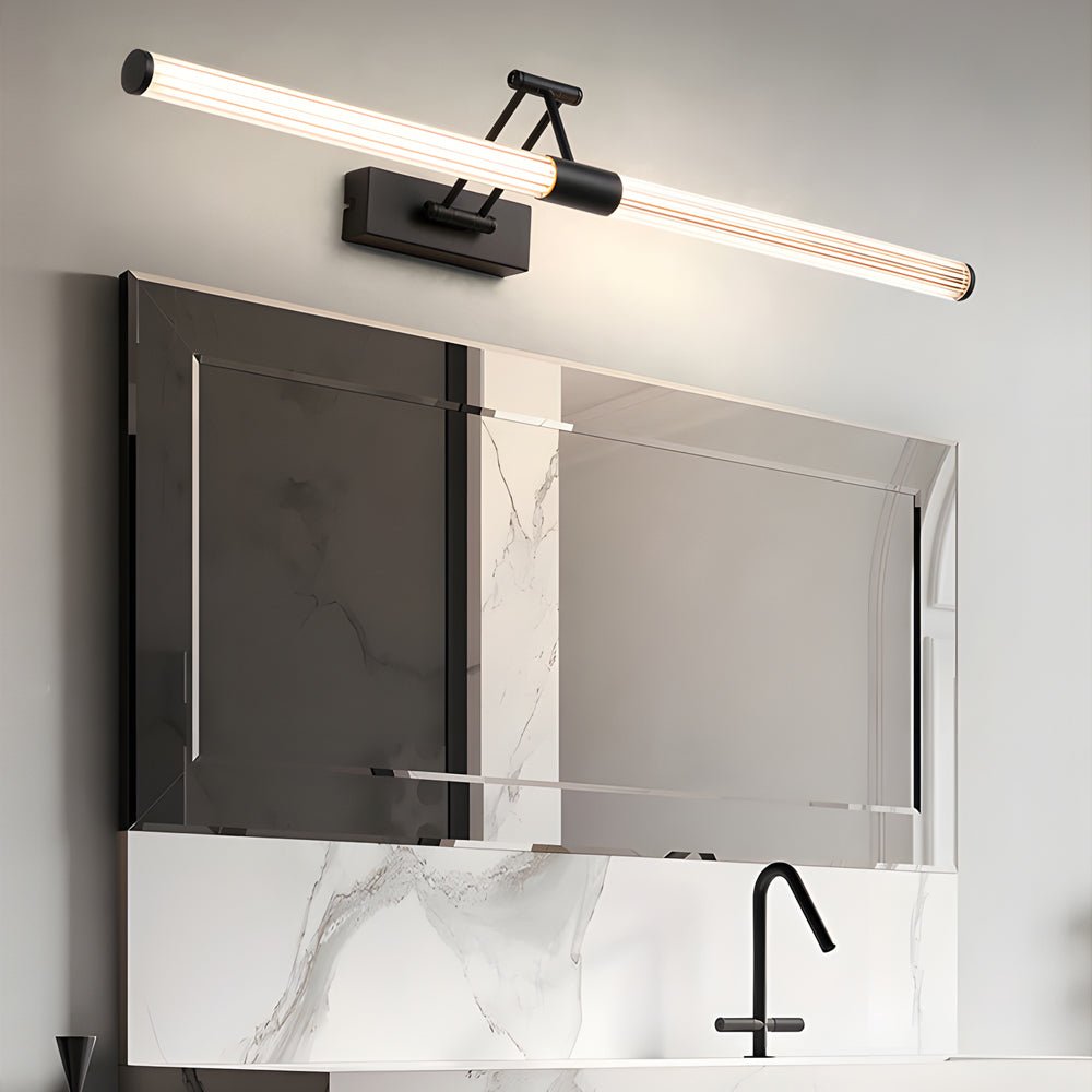 Adjustable 360° Dual Swing-Arm LED Vanity Light Bar — Iron, Aluminum & Acrylic, 4000K Neutral White, 14W–22W