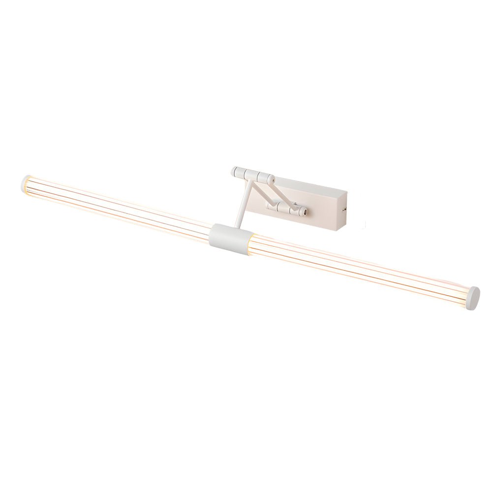 Adjustable 360° Dual Swing-Arm LED Vanity Light Bar — Iron, Aluminum & Acrylic, 4000K Neutral White, 14W–22W