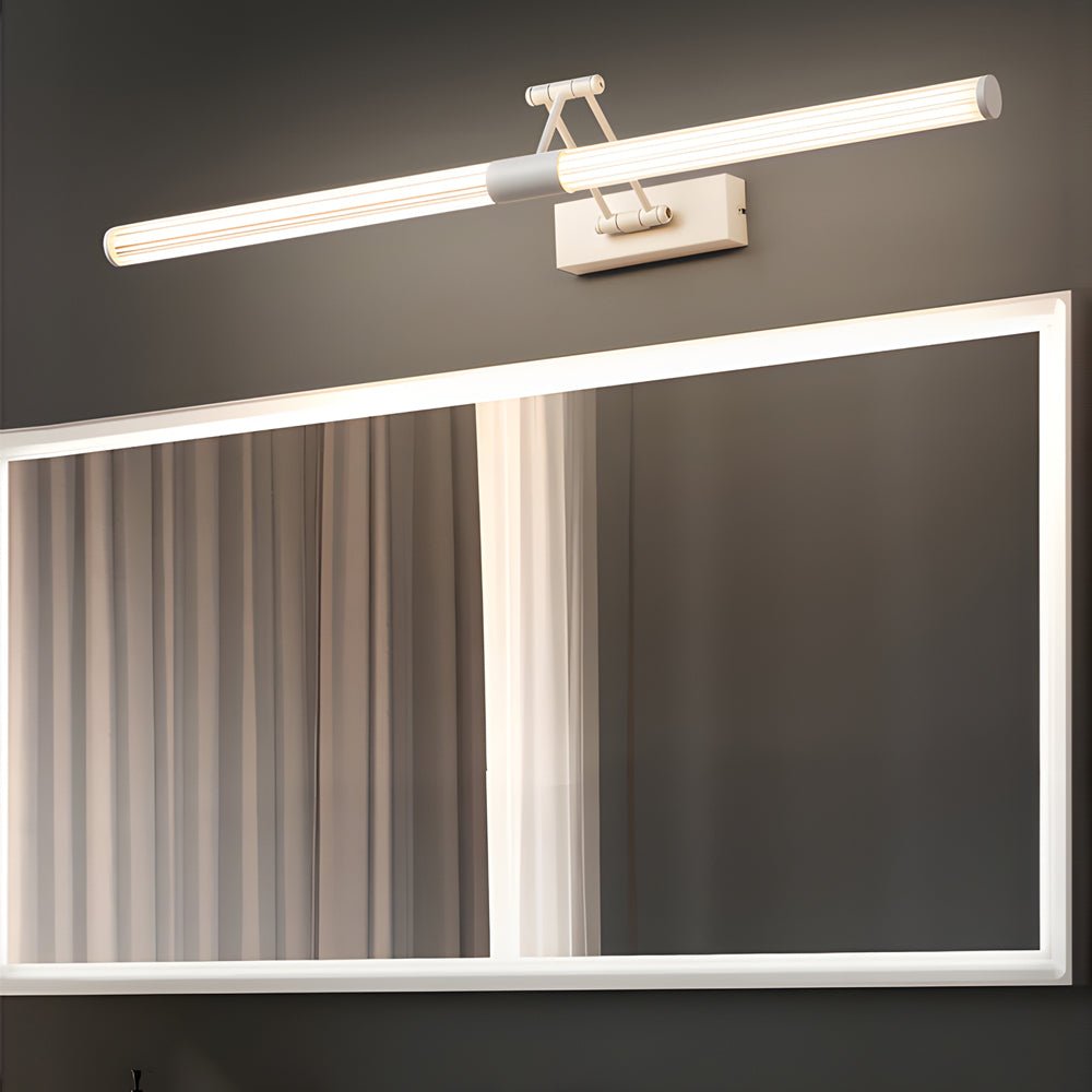 Adjustable 360° Dual Swing-Arm LED Vanity Light Bar — Iron, Aluminum & Acrylic, 4000K Neutral White, 14W–22W