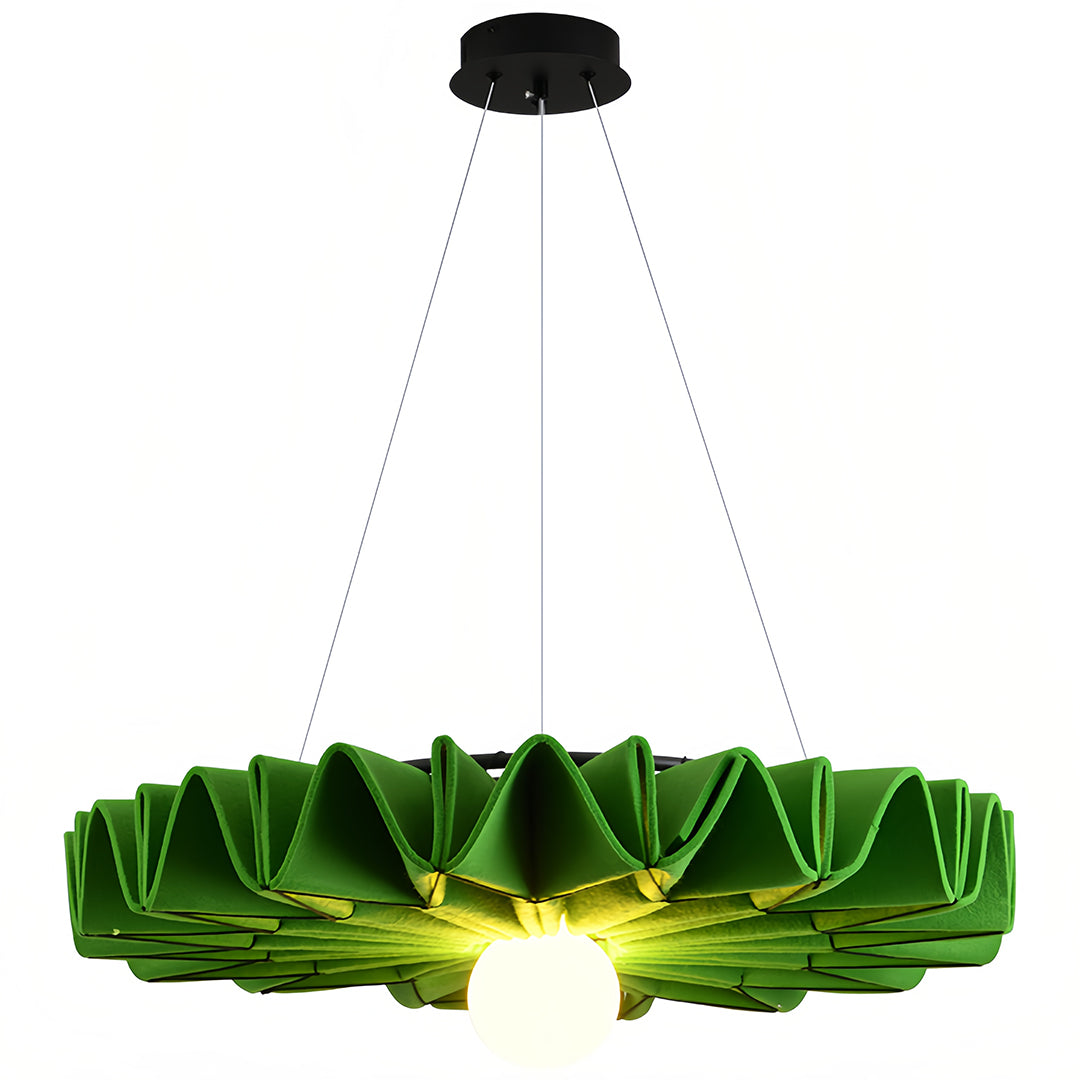 Large-Diameter PET Felt Pendant — Minimalist, Sound-Absorbing, E27, 24"–40" Sizes