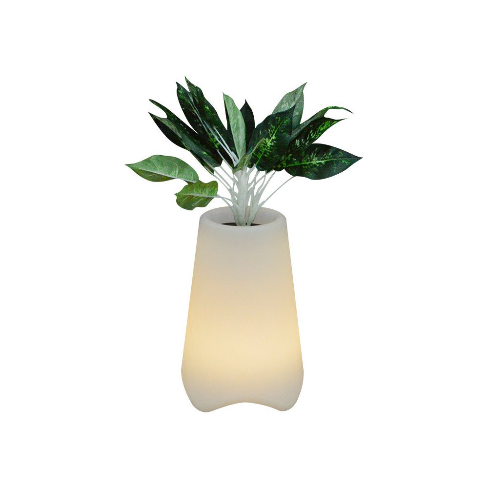 frosted surface pal pot led light planter