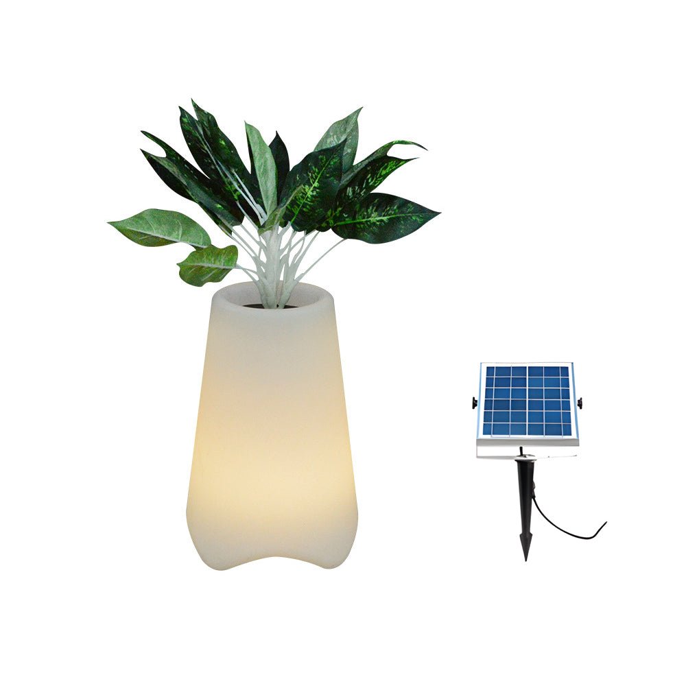 frosted surface pal pot led light planter