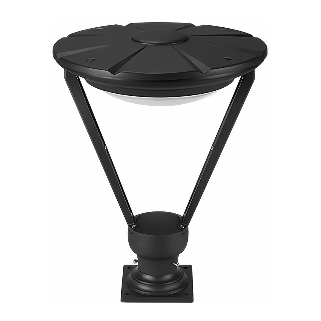 Vintage Outdoor Pillar Light — Die-Cast Aluminum, Solar / Hardwired, 50W, IP55, 3000K / 6000K, 16.54" × 20.87"