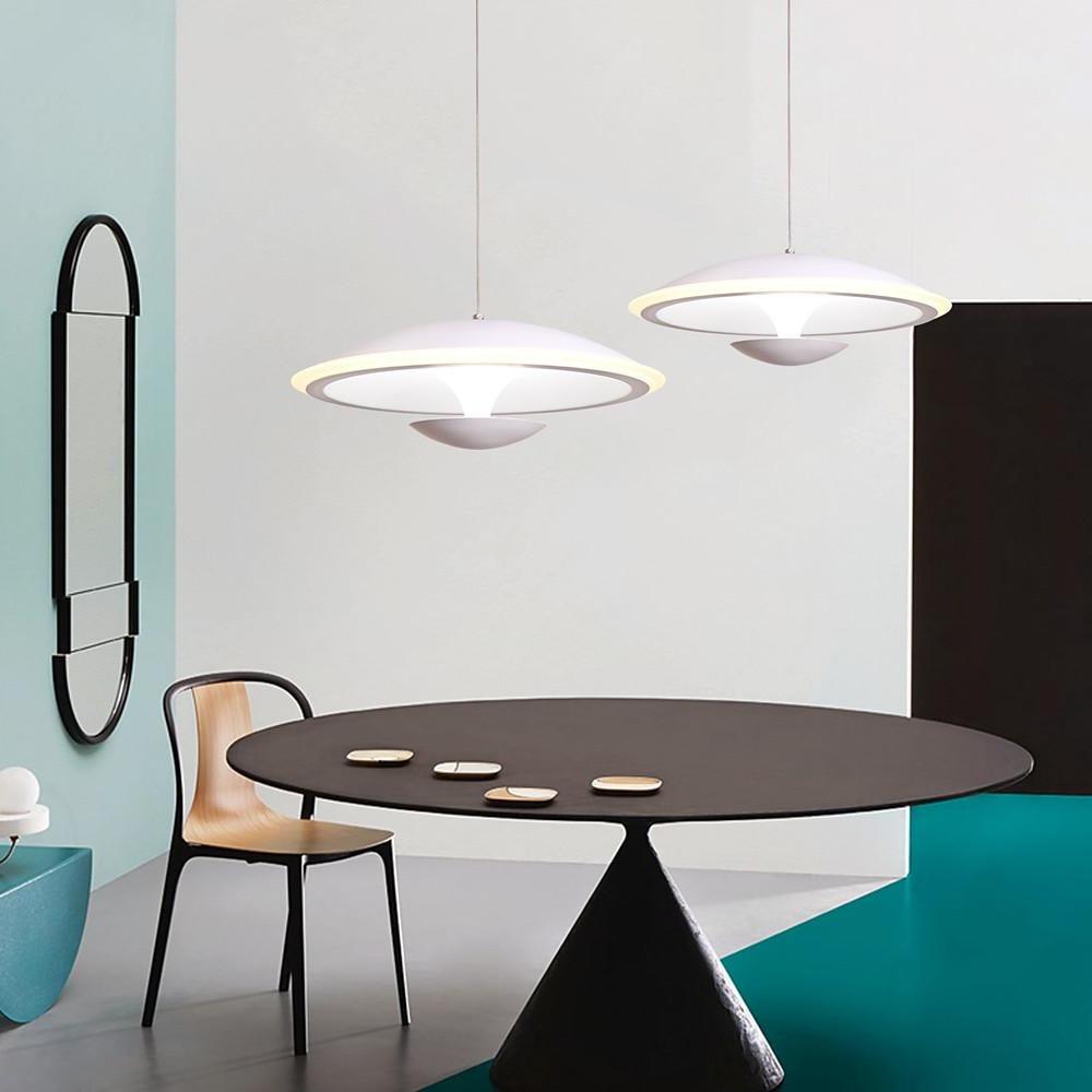 Modern Artistic Island Chandelier — Acrylic and Metal, LED Integrated, 40W, 3000K/6000K, 59" Adjustable Cord