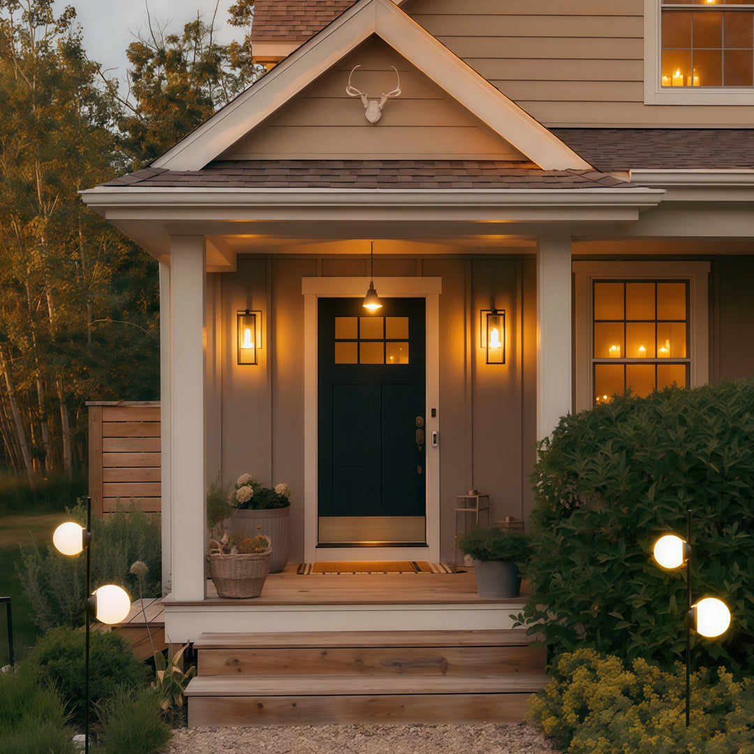 Minimalist Round Ball Path Light — Black, Acrylic Sphere, LED, Single- or Double-Head, 5W / 10W, IP65, Ra90, 2700K–3999K