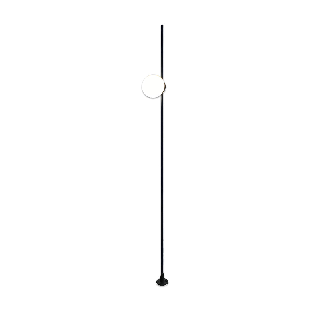 Minimalist Round Ball Path Light — Black, Acrylic Sphere, LED, Single- or Double-Head, 5W / 10W, IP65, Ra90, 2700K–3999K