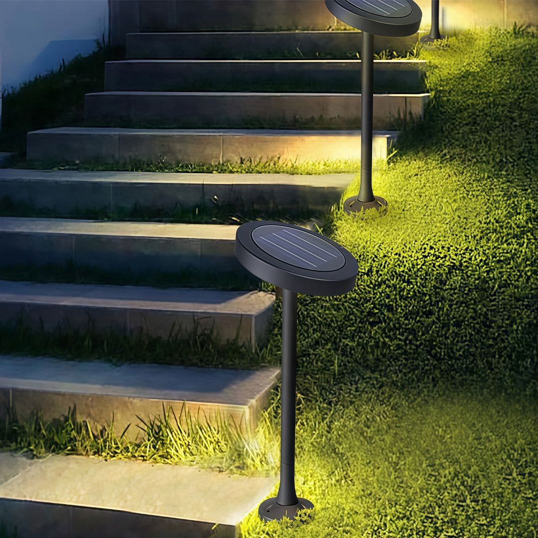 Modern Outdoor Path Light — Die-Cast Aluminum with Clear Glass Lens, LED, IP65, Hardwired, 4 Height Options (15.4" to 47.2")