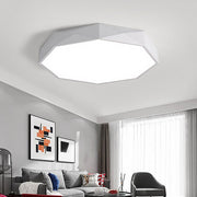 Modern Geometric Globe Flush-Mount Ceiling Light — Metal & PVC, 20W LED, Dimmable, Remote Control, 3000K–5400K, 16"