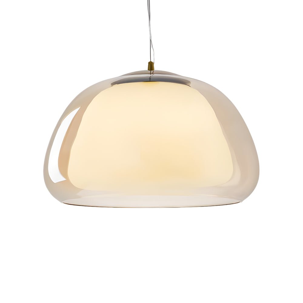 Jelly Glass Mini Pendant — Iron and Glass, Three-Step Dimming, 3000K/4500K/6000K, 9.8" Diameter