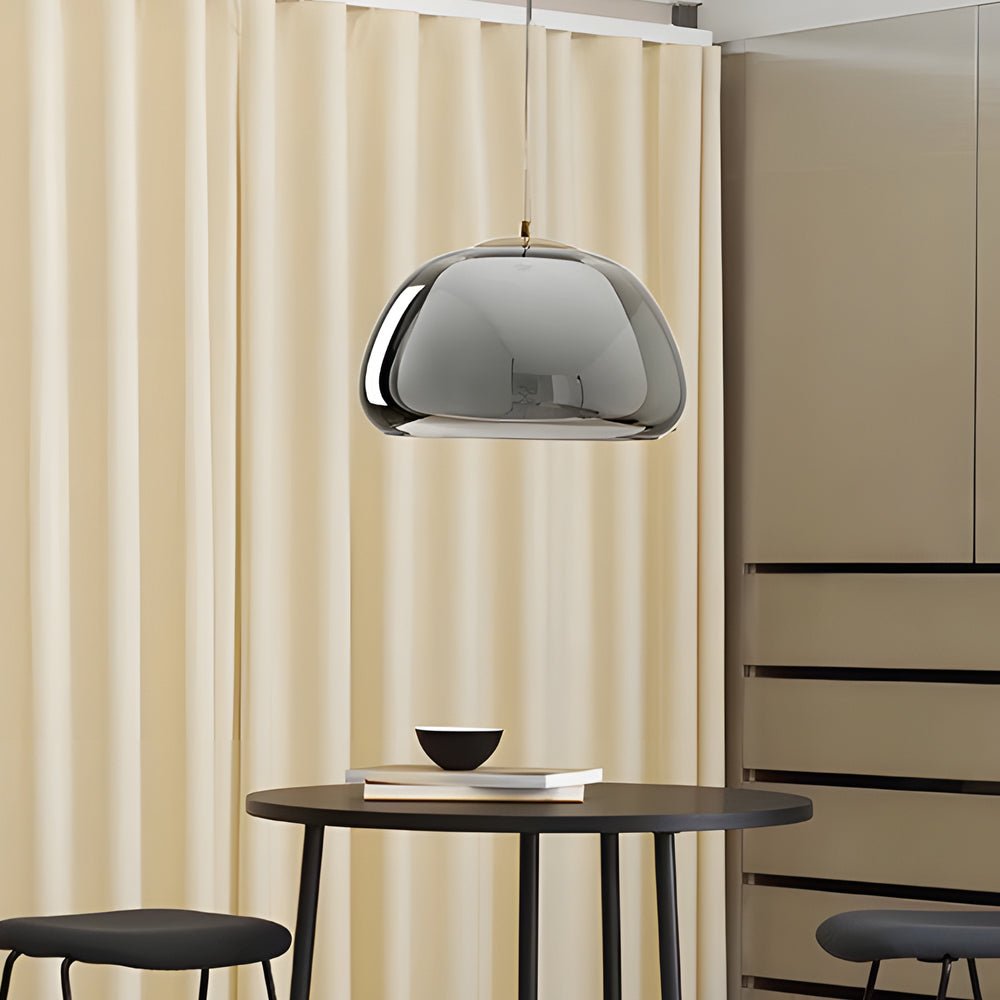 Jelly Glass Mini Pendant — Iron and Glass, Three-Step Dimming, 3000K/4500K/6000K, 9.8" Diameter