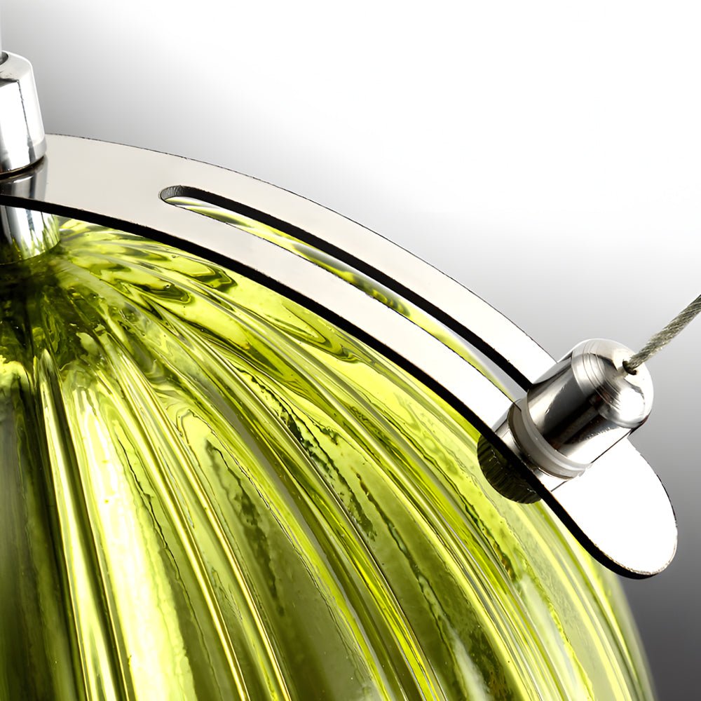 Height Adjustable Nordic Pendant Lights with Minimalist Glass Cup and Flower Bud Design