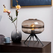 Modern Nordic Small Glass Table Lamp with Four Legs - Accent Lighting Luxe