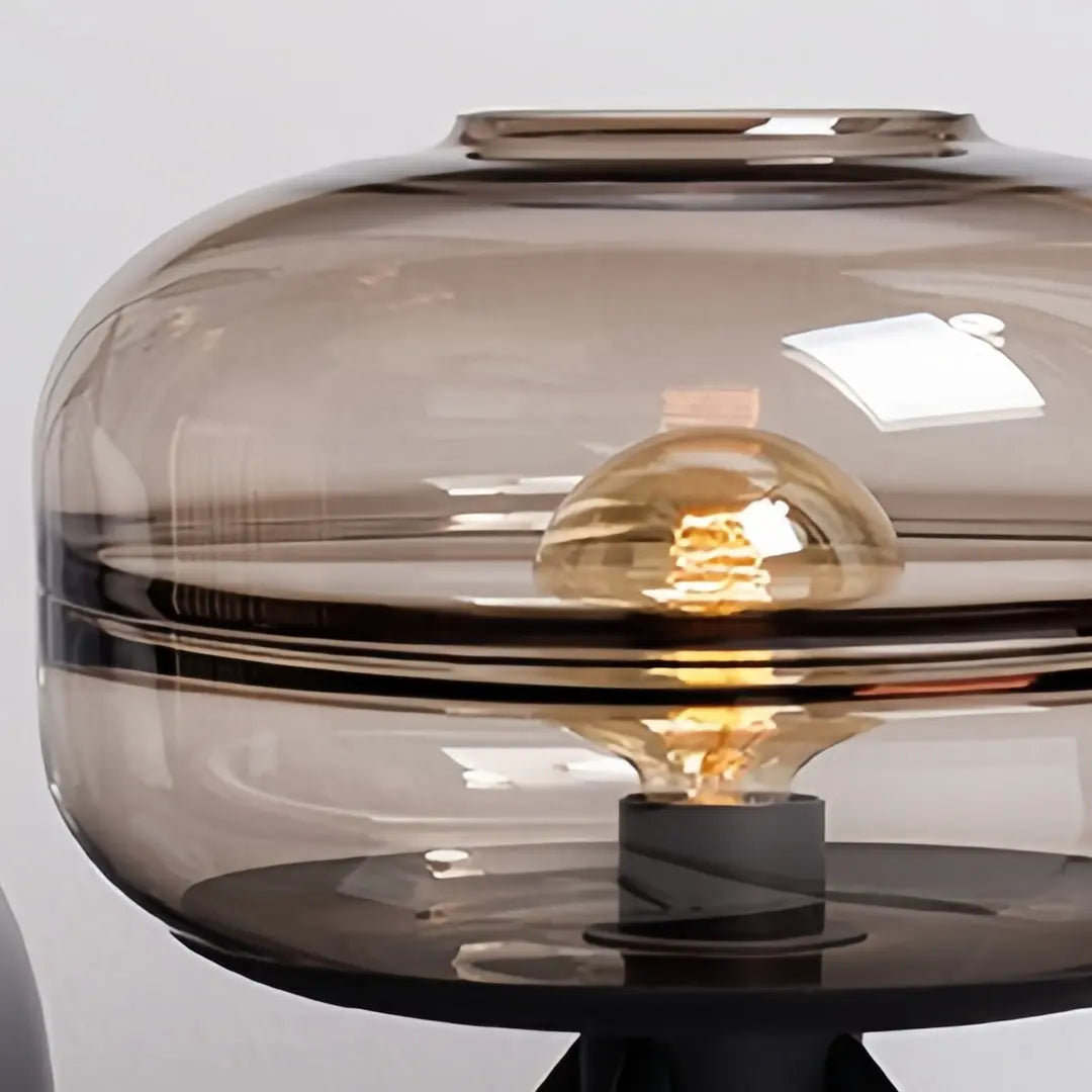 Modern Nordic Small Glass Table Lamp with Four Legs - Accent Lighting Luxe