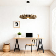Large-Diameter PET Felt Pendant — Minimalist, Sound-Absorbing, E27, 24"–40" Sizes