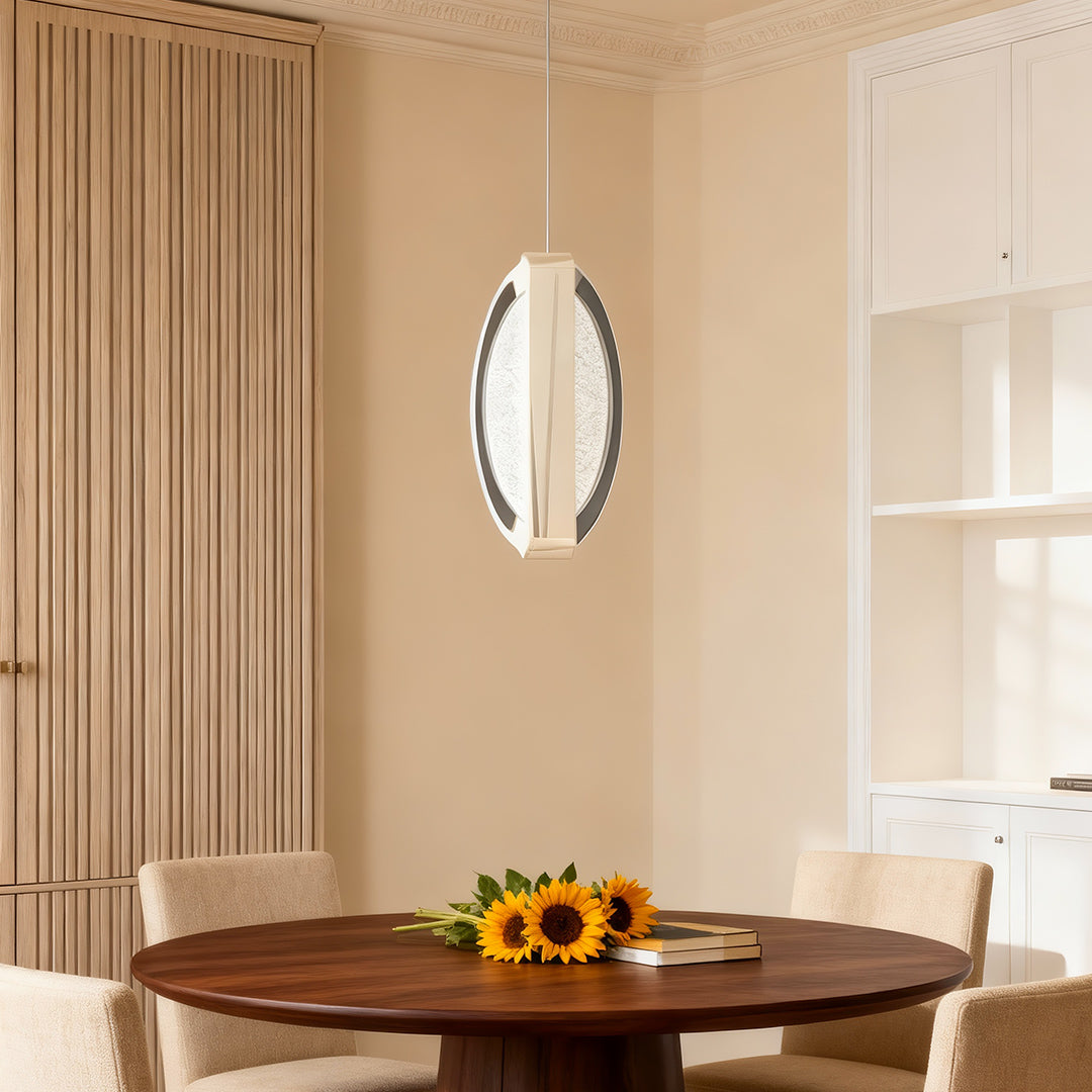 Möbius Strip Modern Chandelier — Gold Aluminum, 3-Step Dimming, 47.2" Chain, 1-, 9-, or 25-Head