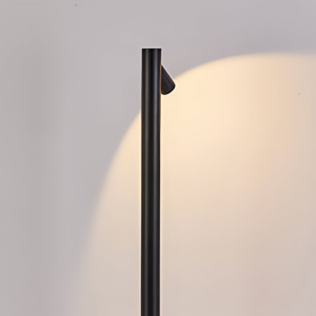 Bamboo Node LED Bollard Light — Aluminum, Black, IP65, 3000K, 23.6" or 35.4"