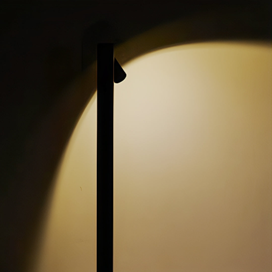 Bamboo Node LED Bollard Light — Aluminum, Black, IP65, 3000K, 23.6" or 35.4"