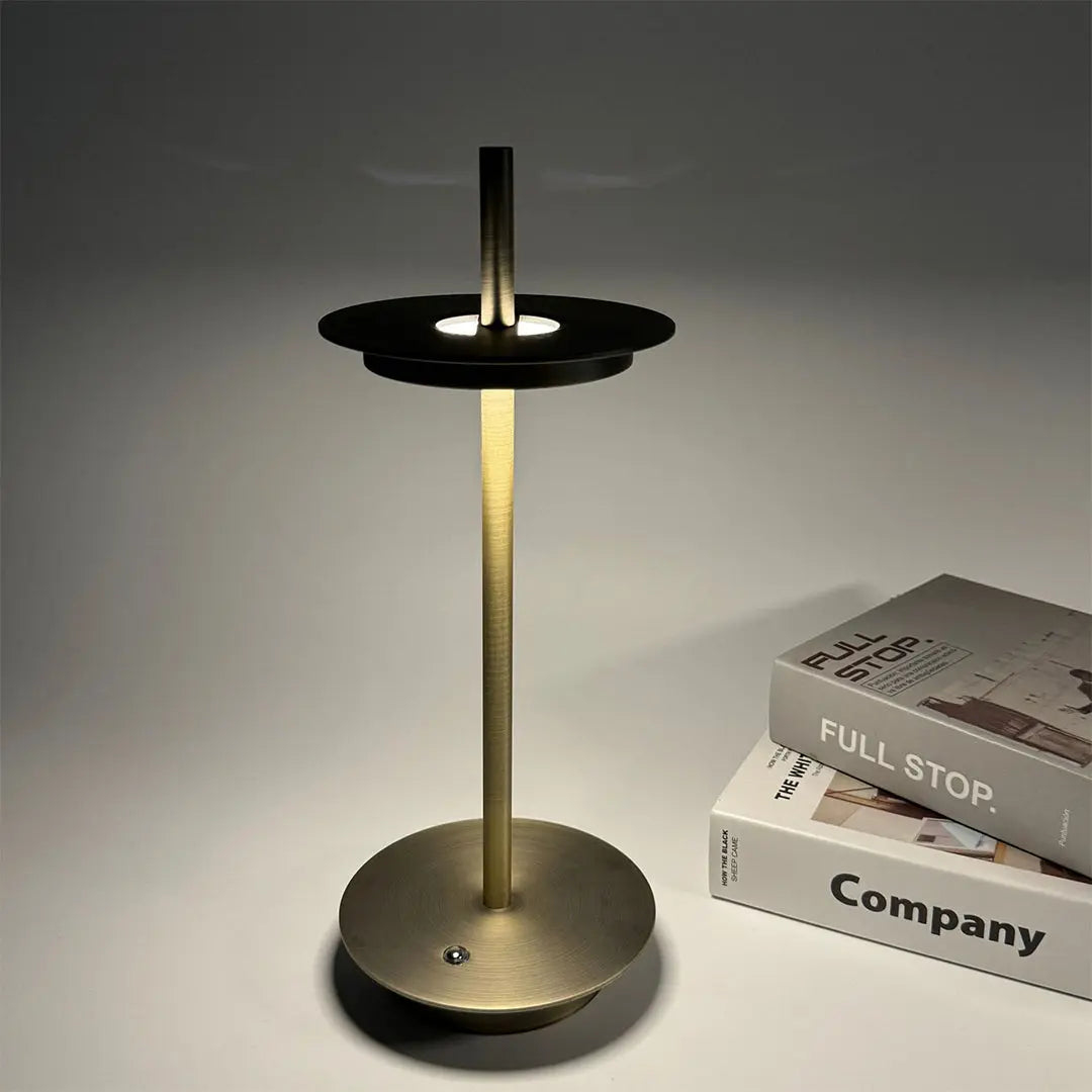 Modern Portable Metal Buffet Lamps - Dimmable Cordless Table Lamps Luxe