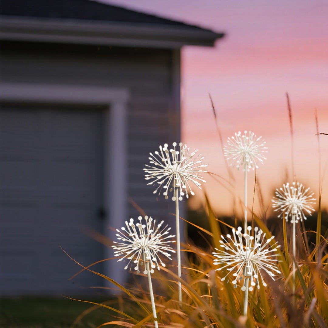 Dandelion Outdoor Landscape Spike Light — Aluminum, 12W LED, IP65 Weatherproof, 4- or 8-Pack