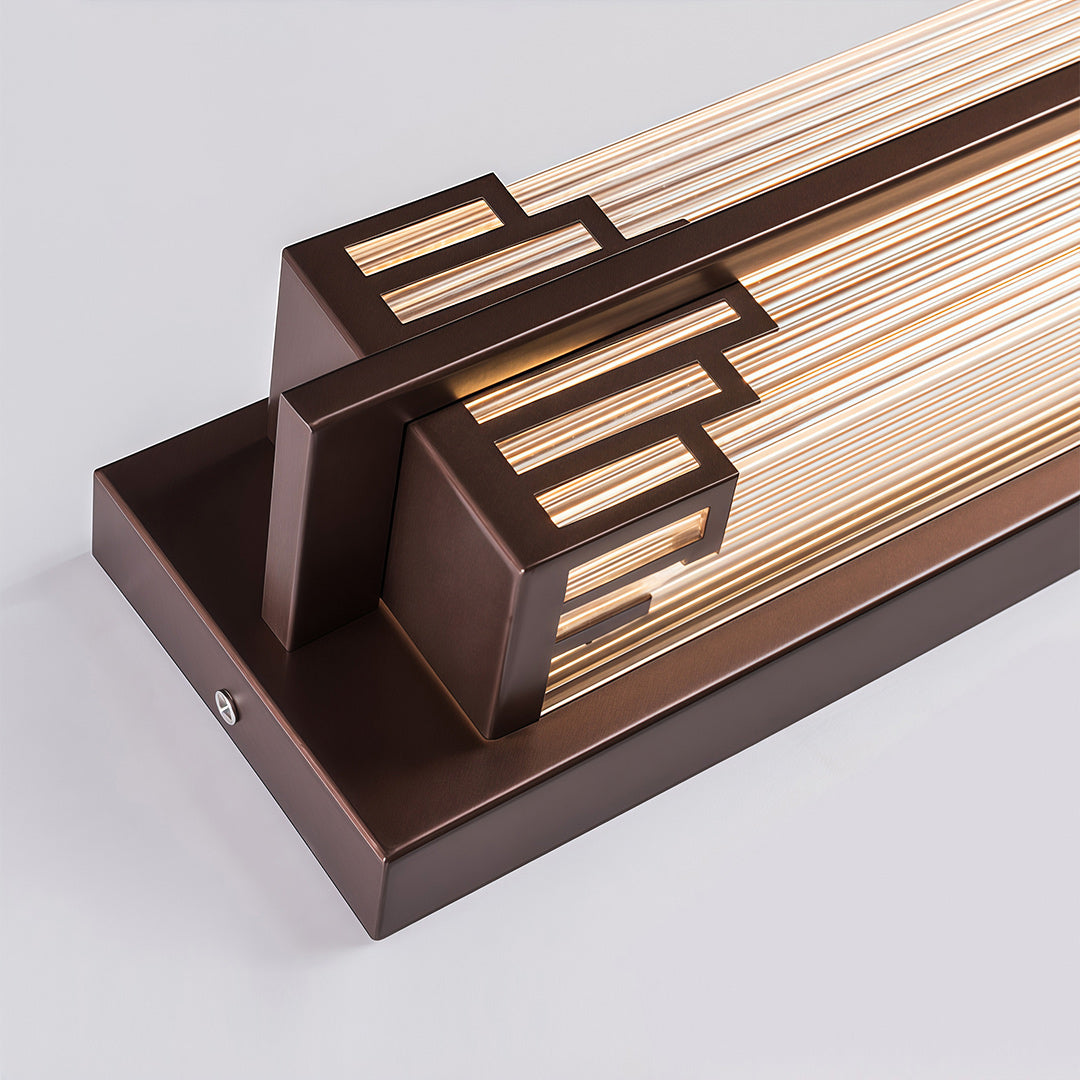 Linear Outdoor Wall Sconce — Stainless Steel, LED, IP54, 19" / 24" / 35"