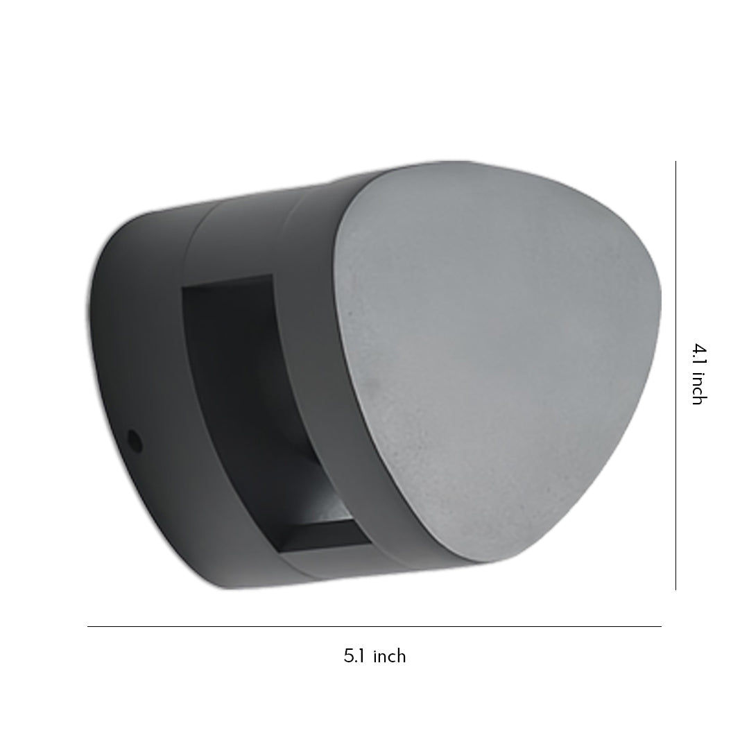 Tri-Directional Outdoor Wall Sconce — Die-Cast Aluminum, 12W LED, IP65, Warm White 3000K