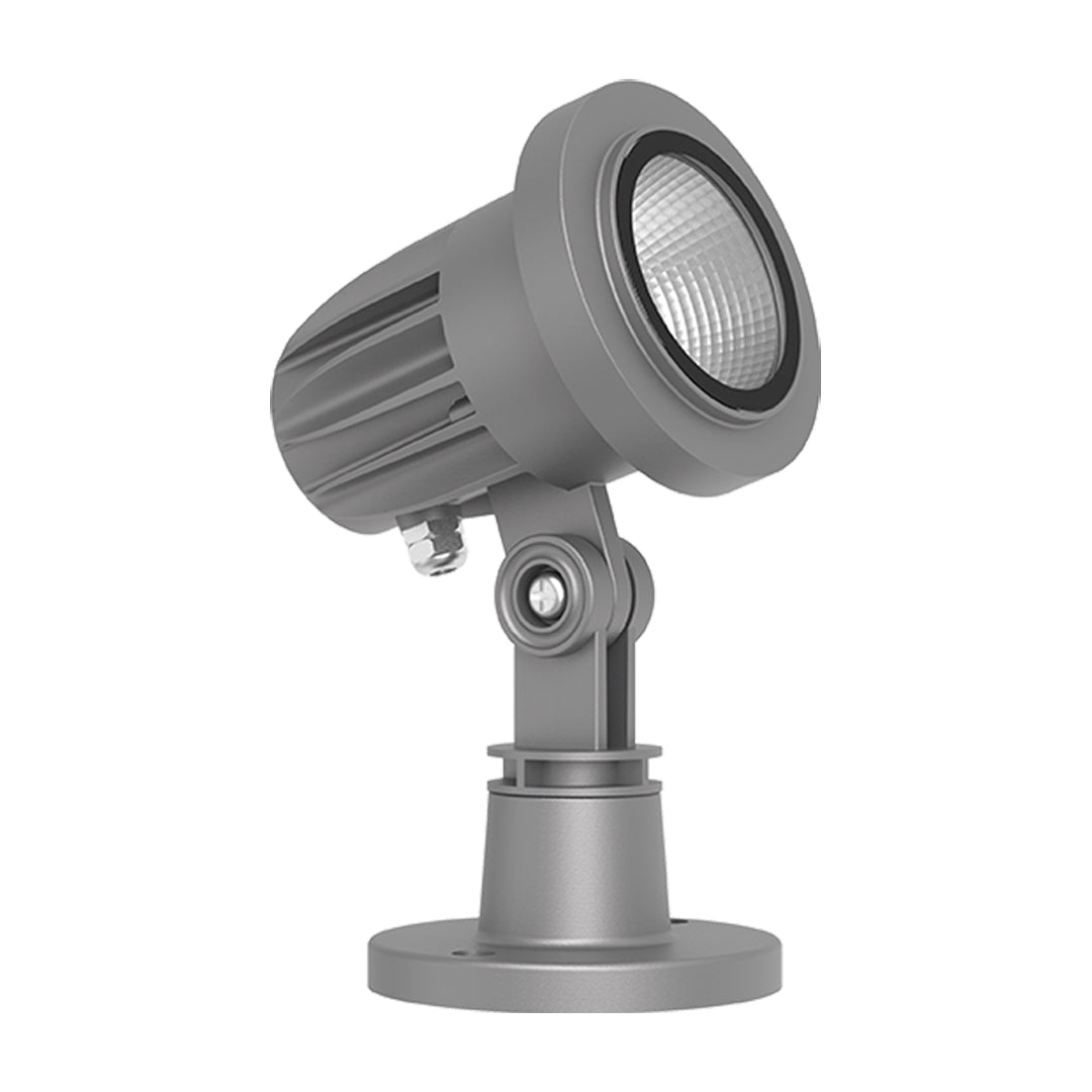 Modern Industrial Outdoor Spotlight — Die-Cast Aluminum, CREE 12W LED, 3000K, IP65 Weatherproof