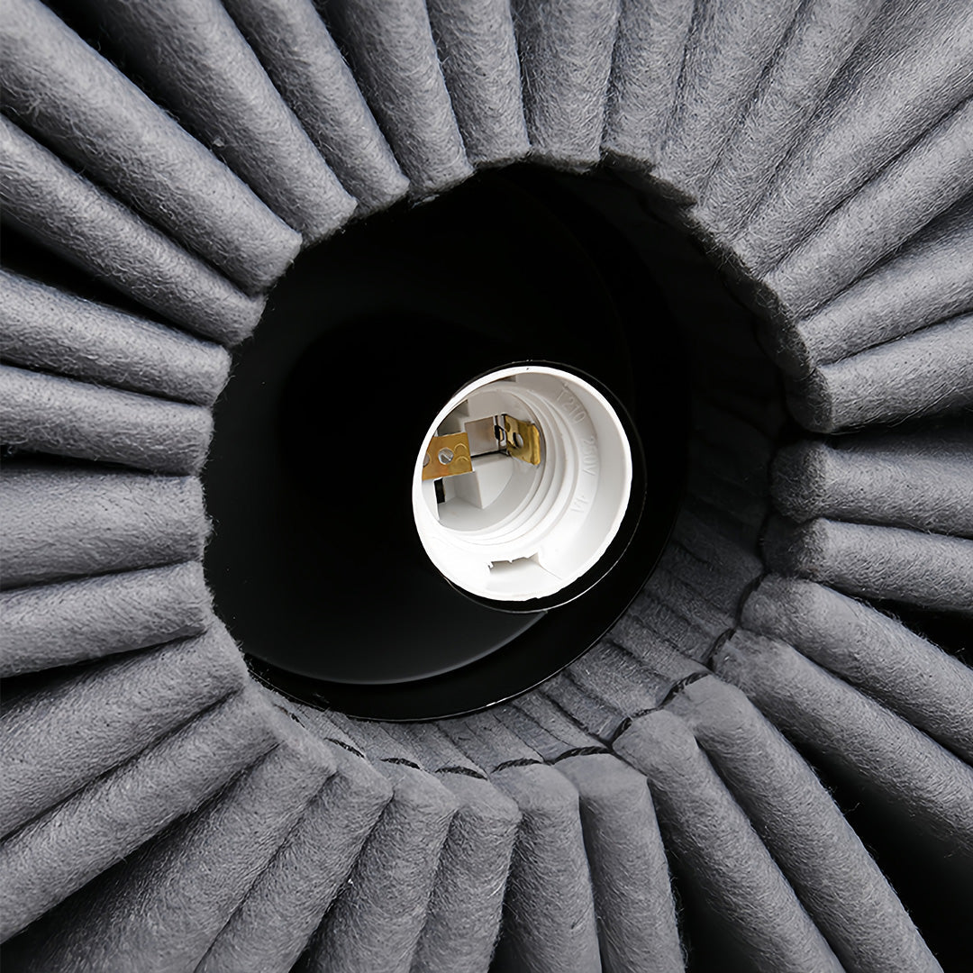 Large-Diameter PET Felt Pendant — Minimalist, Sound-Absorbing, E27, 24"–40" Sizes