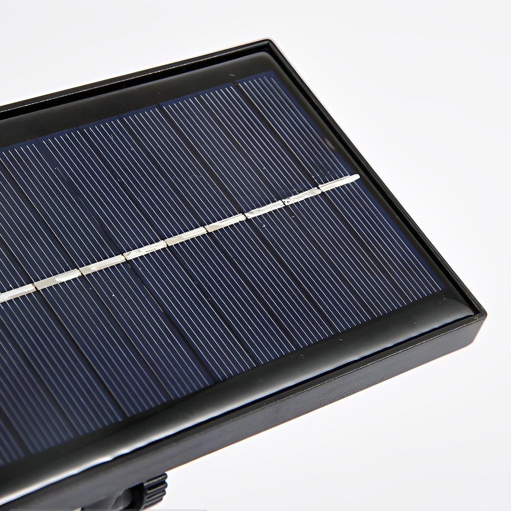 Adjustable RGB Solar Ground Spike Spotlight — Aluminum, 5W LED, IP65 Weatherproof, Warm White / RGB