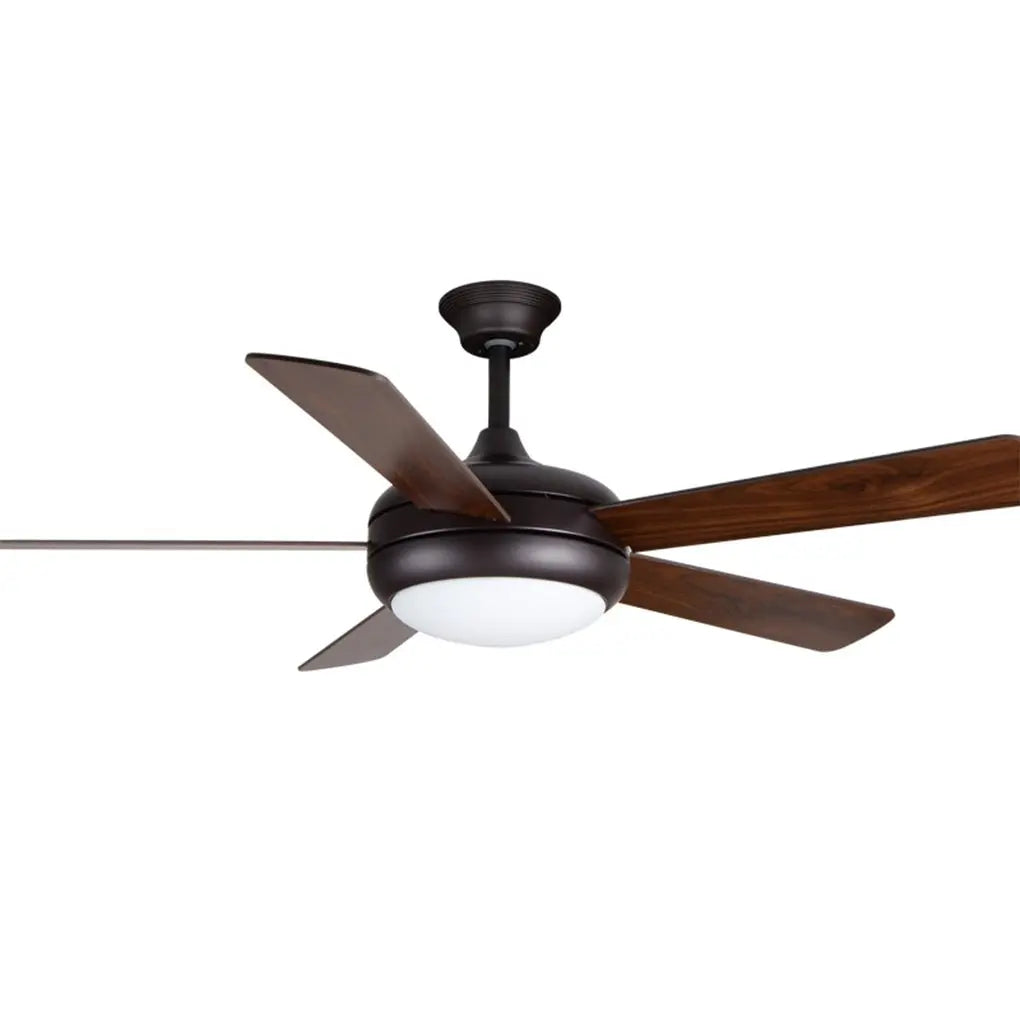 Retro Wood Ceiling Fan with 3 Hanging Blades, Mute Operation, Energy Saving, and Integrated Lights Luxe