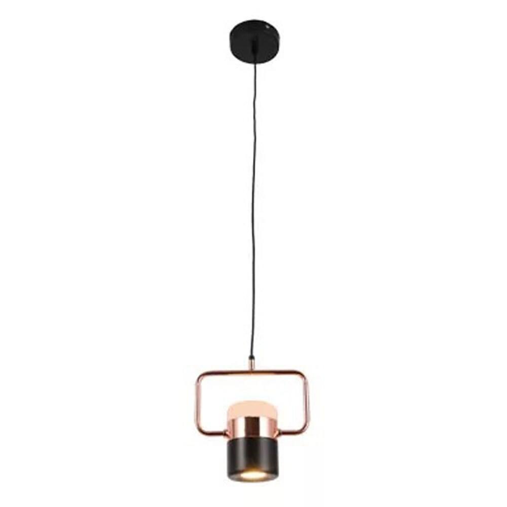 Microphone-Shape Mini Pendant Light — Metal, 10W LED, 3000K, 79" Adjustable Cord