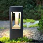 heart design triple side emitting solar led garden bollard lights weatherproof