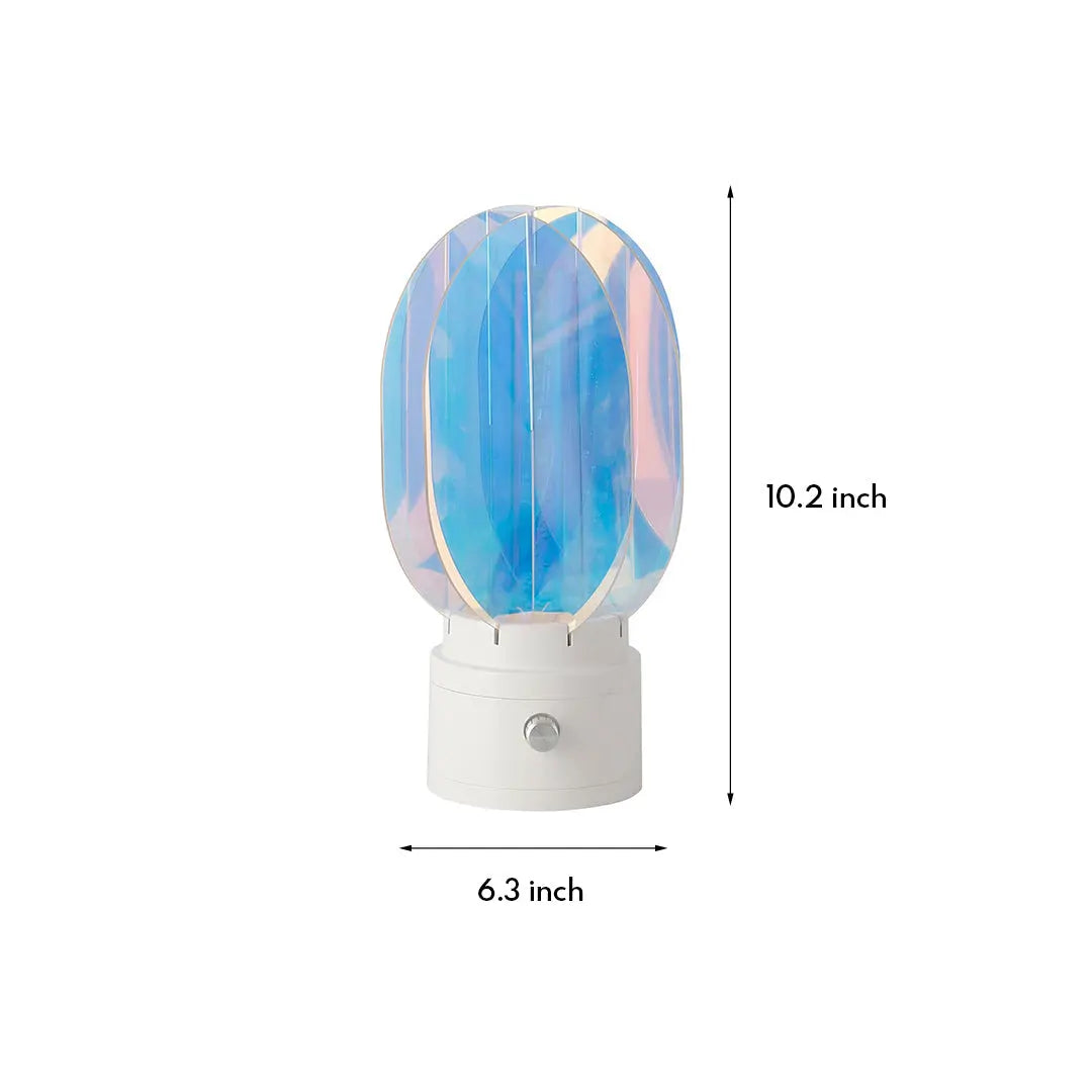 Unique Artistic LED Table Lamps - Colorful Aluminum Decorative Lighting Luxe