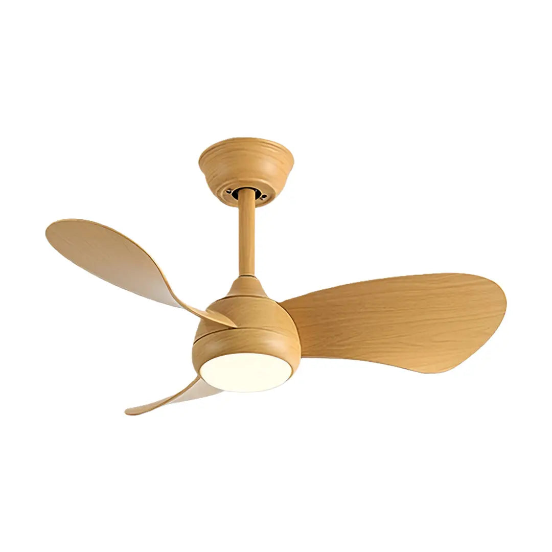 Nordic-Inspired Retro Ceiling Fan with Light - Inverter Metal Lamp Body Luxe