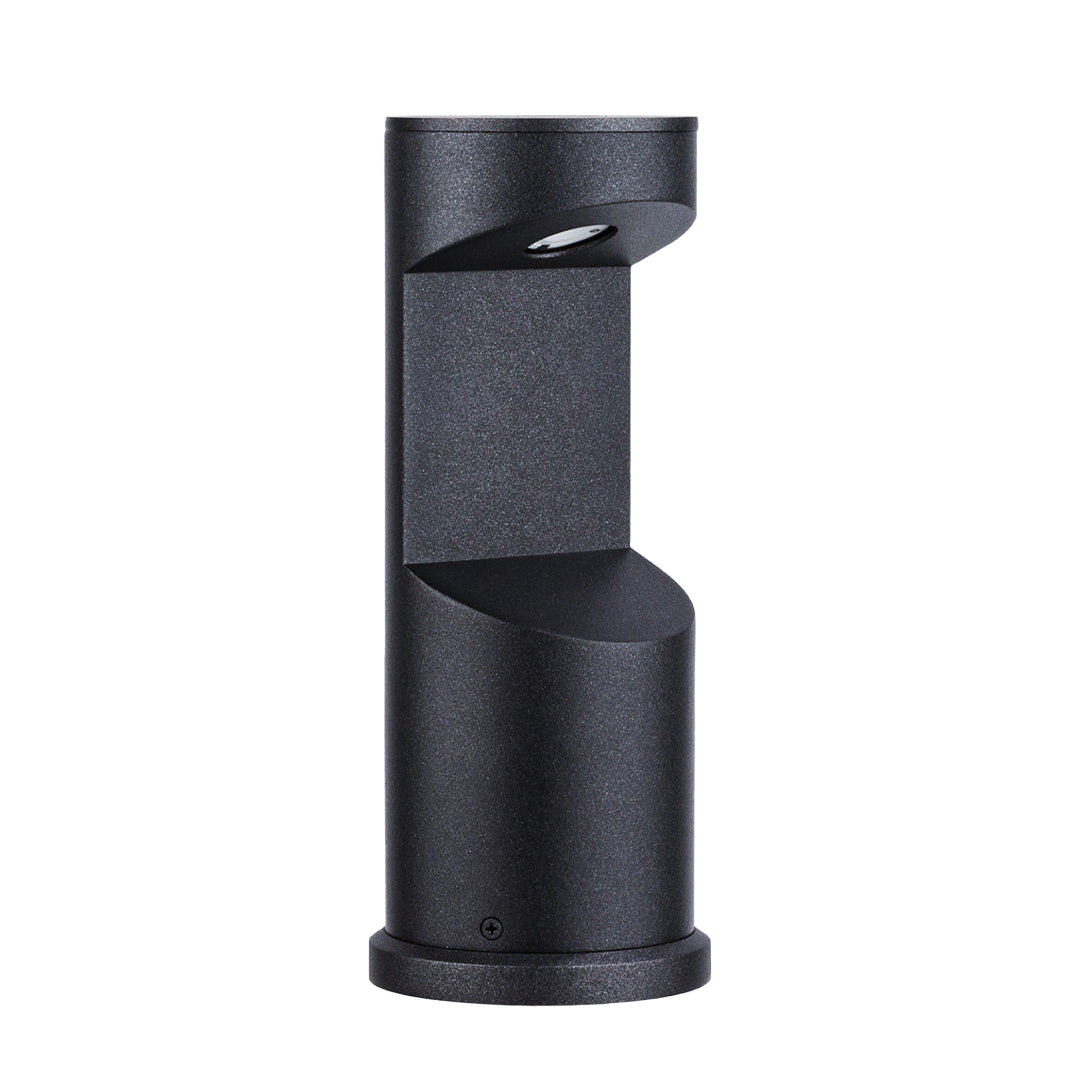 Minimalist One-Way Bollard Light — Die-Cast Aluminum, 8W CREE LED, 3000K, IP65, 30cm / 60cm / 80cm