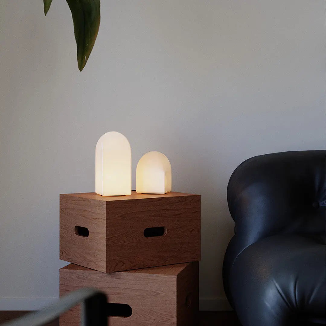 Creative Ambient Night Light - Modern White Table Lamp Luxe